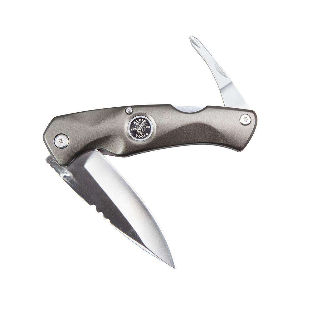Klein Tools 44217 Electrician's Pocket Knife w/#2 Phillips - Edmondson Supply