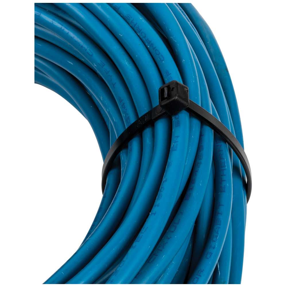 Klein Tools 450-210 Cable Ties, Zip Ties, 50-Pound Tensile Strength, 11.5-Inch, Black - Edmondson Supply