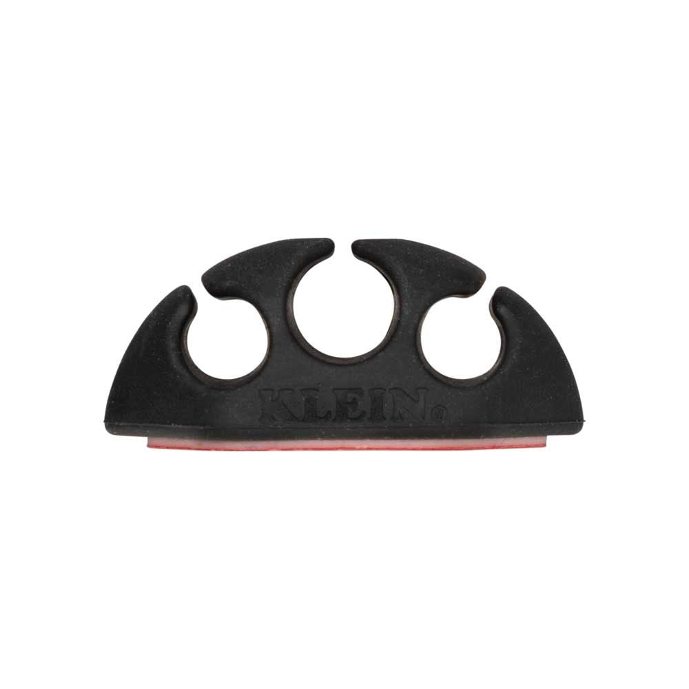 Klein Tools 450-410 Self-Adhesive Cable Mounting Clips, 3-Slot (10-Pack) - Edmondson Supply
