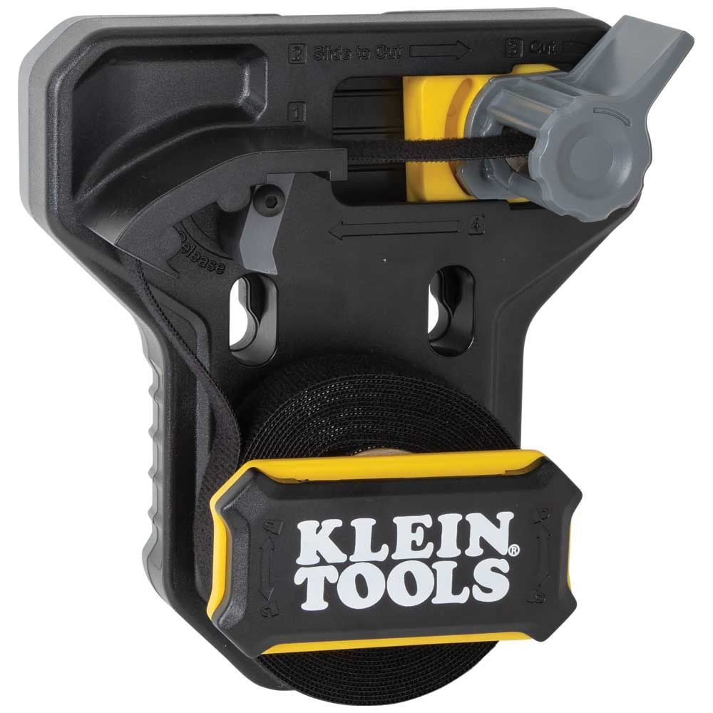 Klein Tools 450-900 Hook and Loop Tape Dispenser, Versatile Cable Ties, Custom Length - Edmondson Supply