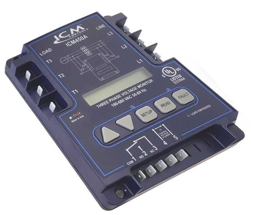 ICM Controls ICM450A 3 Phase Line Voltage Monitor - Edmondson Supply