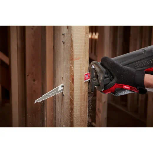 Milwaukee 48-00-5221 SAWZALL® The AX™ with Carbide Teeth Wood Blade 6" 5TPI, 1pk - Edmondson Supply