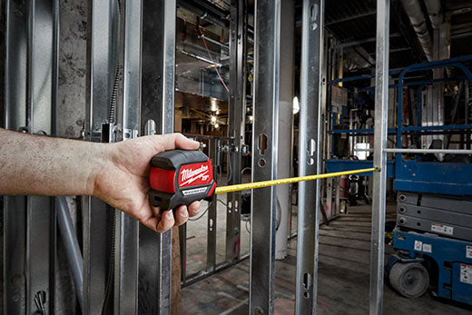 Milwaukee 48-22-0325G 25 ft Compact Wide Blade Magnetic Tape Measure (2 pack) - Edmondson Supply