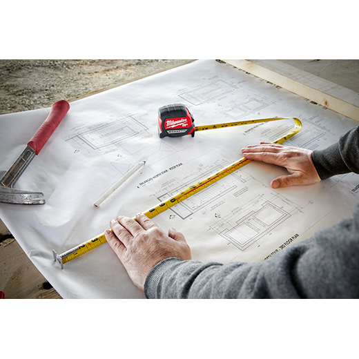 Milwaukee 48-22-0325G 25 ft Compact Wide Blade Magnetic Tape Measure (2 pack) - Edmondson Supply