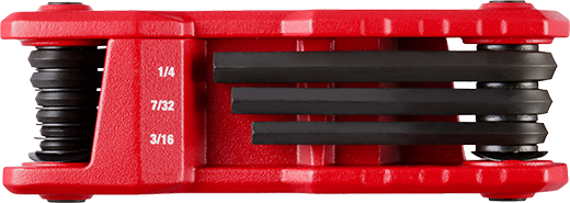 Milwaukee 48-22-2181 9-Key Folding Hex Key Set - SAE - Edmondson Supply