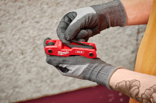 Milwaukee 48-22-2181 9-Key Folding Hex Key Set - SAE - Edmondson Supply