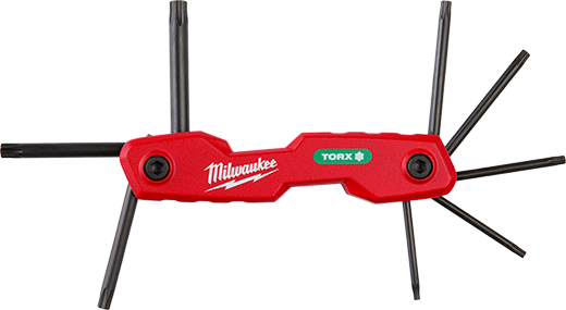 Milwaukee 48-22-2184 8-Key Folding Hex Key Set - Torx - Edmondson Supply
