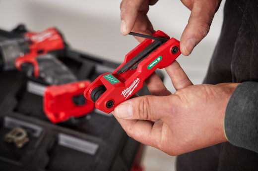 Milwaukee 48-22-2184 8-Key Folding Hex Key Set - Torx - Edmondson Supply
