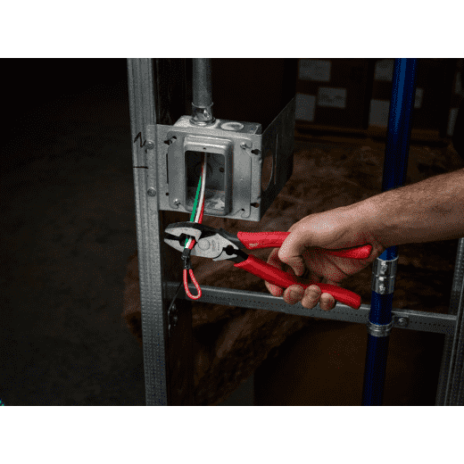 Milwaukee 48-22-6100 9" Comfort Grip High Leverage Lineman's Pliers with Crimper - Edmondson Supply