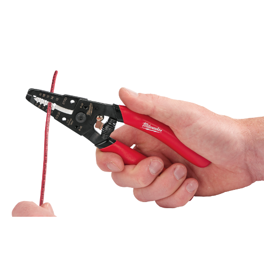 Milwaukee 48-22-6109 7-1/8" Wire Stripper/Cutter for Solid & Stranded Wire - Edmondson Supply