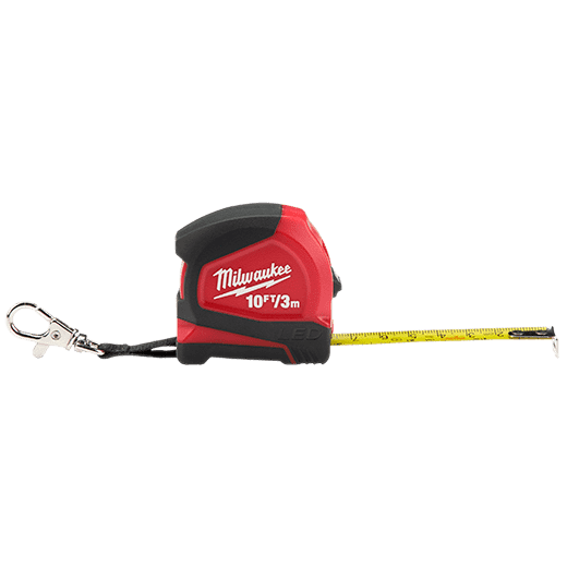 Milwaukee 48-22-6601 10ft / 3m Keychain Tape Measure with LED - Edmondson Supply