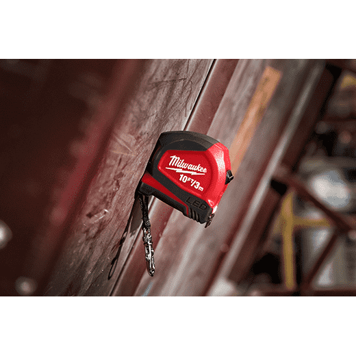 Milwaukee 48-22-6601 10ft / 3m Keychain Tape Measure with LED - Edmondson Supply