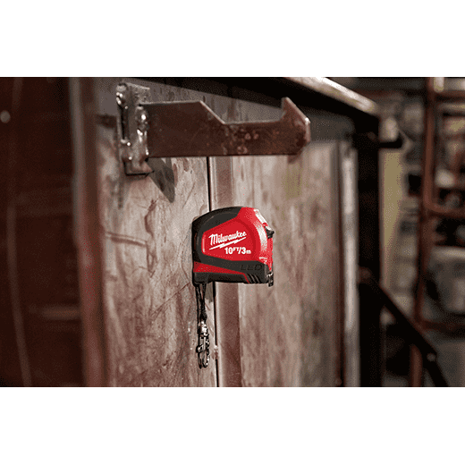 Milwaukee 48-22-6601 10ft / 3m Keychain Tape Measure with LED - Edmondson Supply