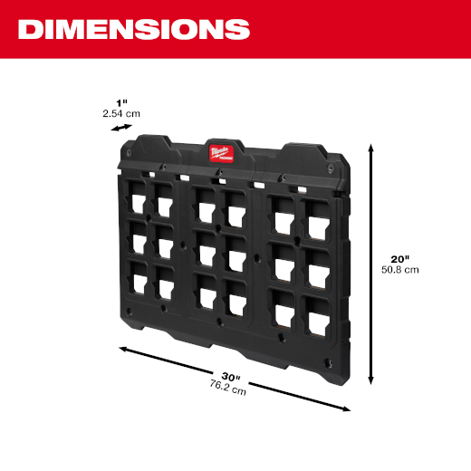 Milwaukee 48-22-8487 PACKOUT™ Large Wall Plate - Edmondson Supply