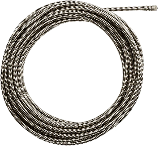 Milwaukee 48-53-2671 Drain Cleaning Cables w/ RUST GUARD™ Plating 1/4" x 35' - Edmondson Supply