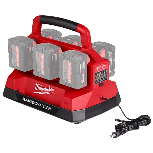 Milwaukee 48-59-1809 M18™ PACKOUT™ Six Bay Rapid Charger - Edmondson Supply