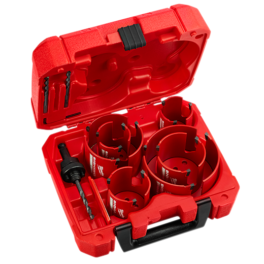 Milwaukee 49-56-9290 10 PC BIG HAWG™ with Carbide Teeth Hole Saw Kit - Edmondson Supply