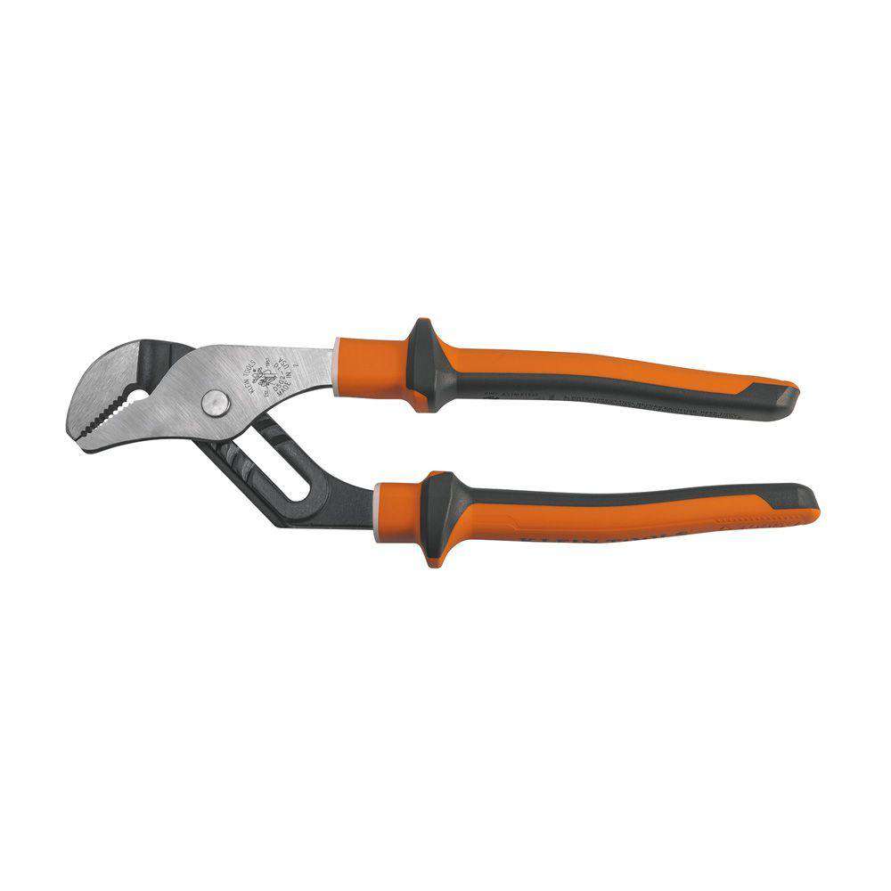 Klein Tools 502-10-EINS Insulated Pump Pliers, Slim Handle, 10-Inch - Edmondson Supply