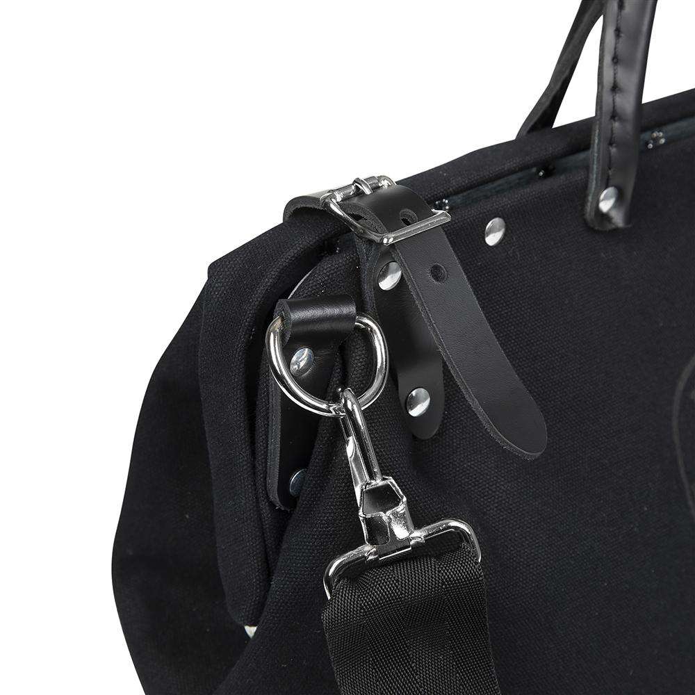 Klein Tools 510216SPBLK Deluxe Black Canvas Tool Bag, 16-Inch - Edmondson Supply
