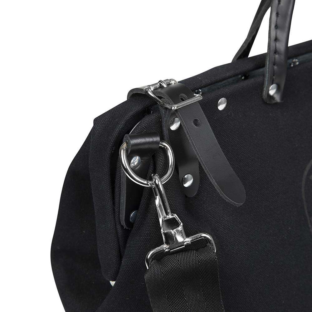 Klein Tools 510218SPBLK Deluxe Black Canvas Tool Bag, 18-Inch - Edmondson Supply