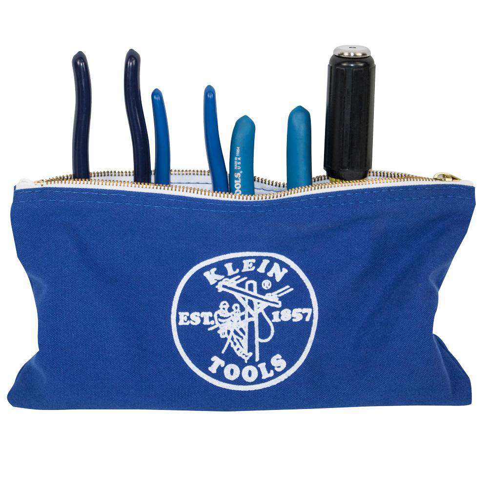 Klein Tools 5140 Canvas Bag 4 Pk Olive/Orange/Blue/Yellow - Edmondson Supply