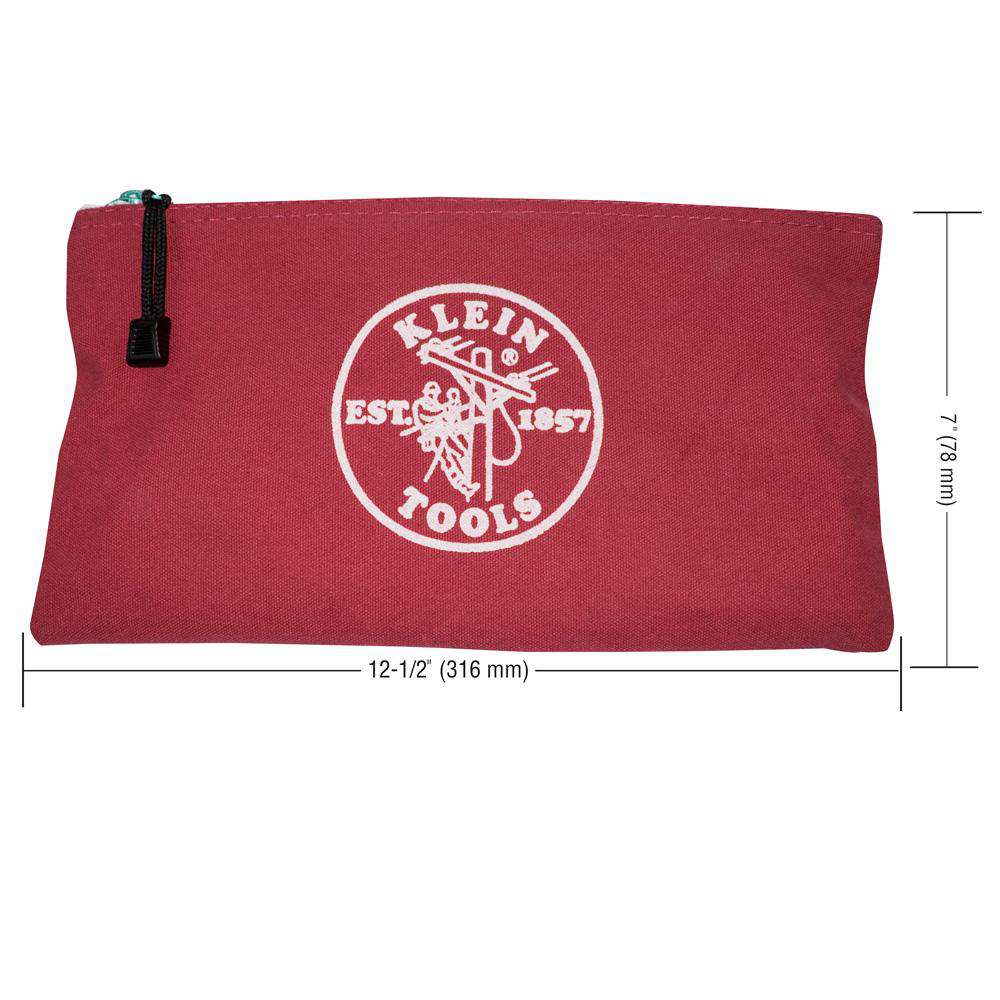 Klein Tools 5141 Canvas Bag 4 Pk Brown/Black/Gray/Red - Edmondson Supply