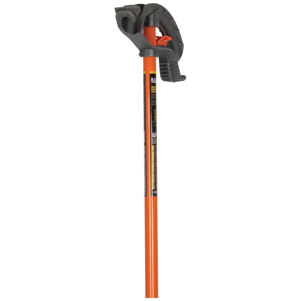 Klein Tools 51603 Iron Conduit Bender Full Assembly, 1/2-Inch EMT with Angle Setter™ - Edmondson Supply