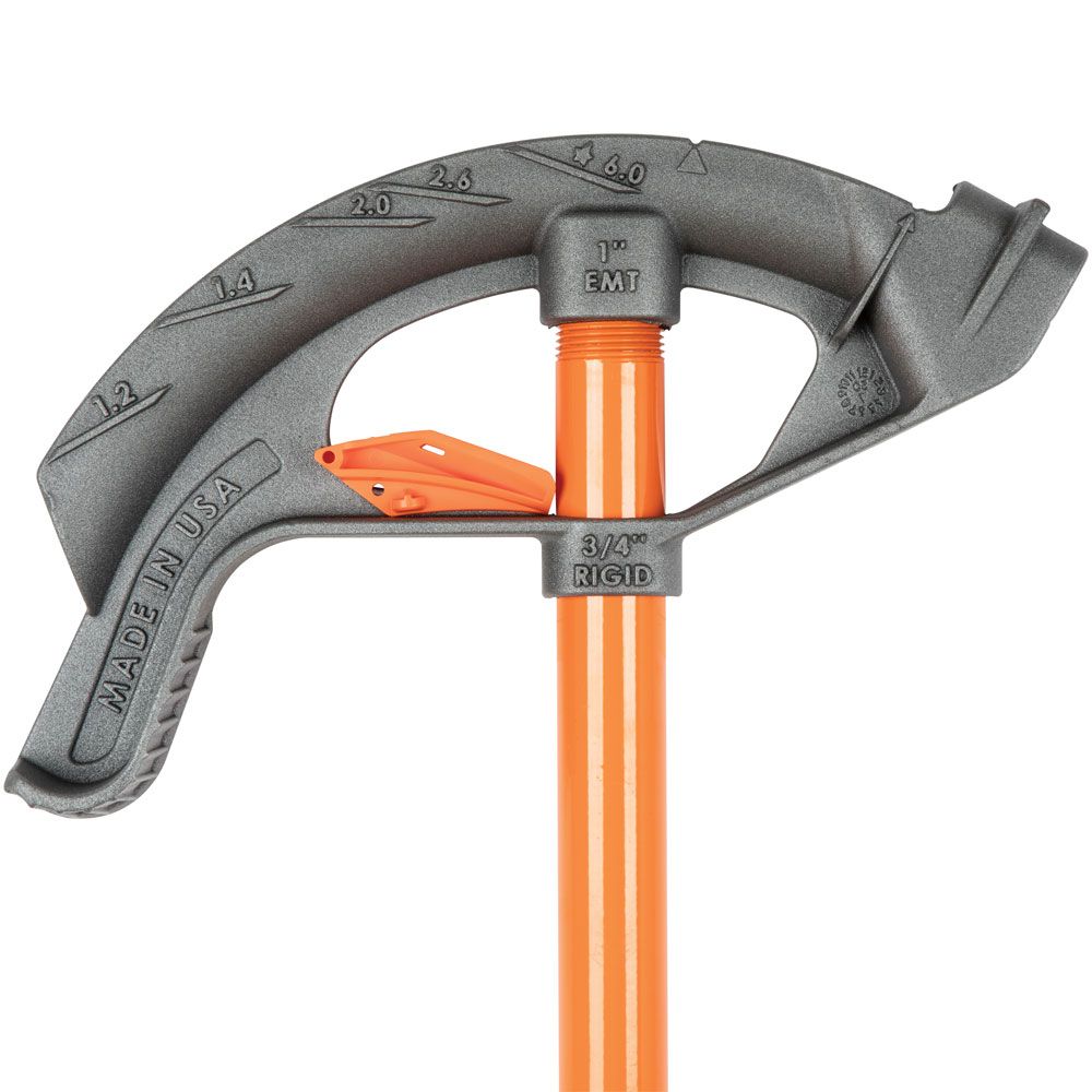 Klein Tools 51605 Iron Conduit Bender Full Assembly, 1-Inch EMT with Angle Setter™ - Edmondson Supply