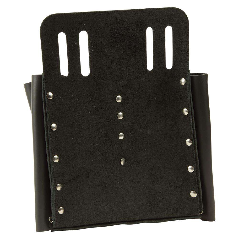 Klein Tools 5165 10 Pocket Leather Tool Pouch with Knife Snap - Edmondson Supply