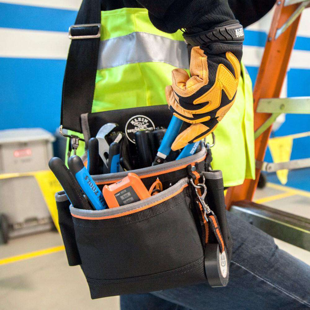 Klein Tools 5243 Tradesman Pro™ Tool Pouch, 15-Pocket - Edmondson Supply