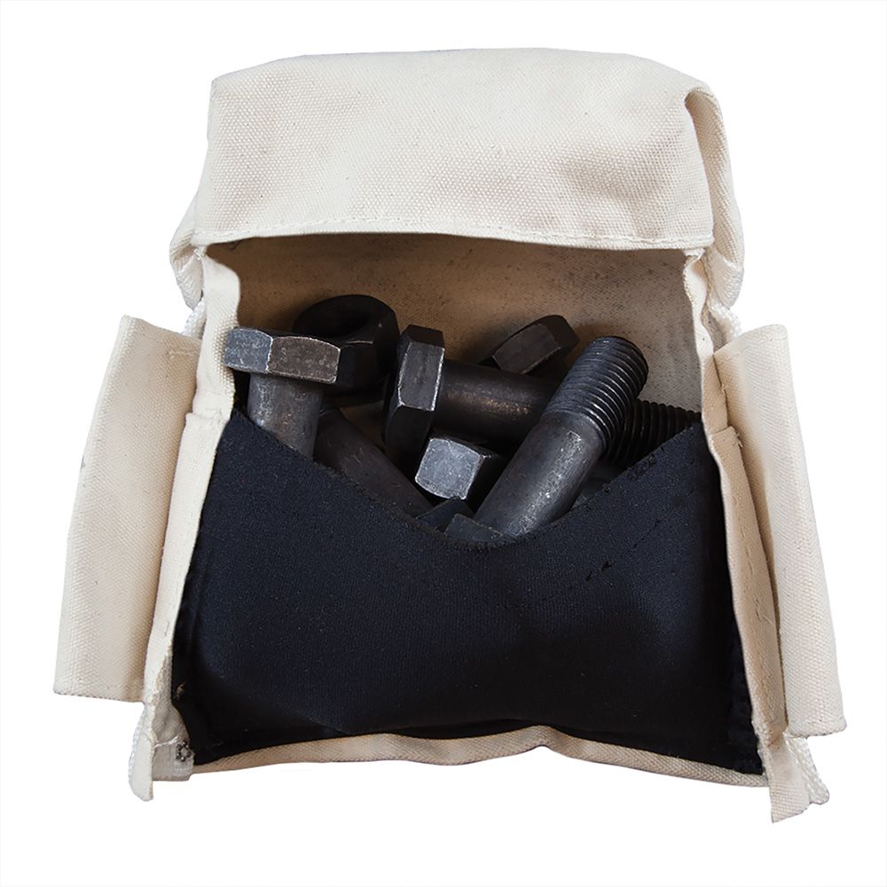 Klein Tools 5416TBR Tool Pouch, Bolt Retention Pouch, Canvas, Tunnel Connect, 5x10x9-Inch - Edmondson Supply