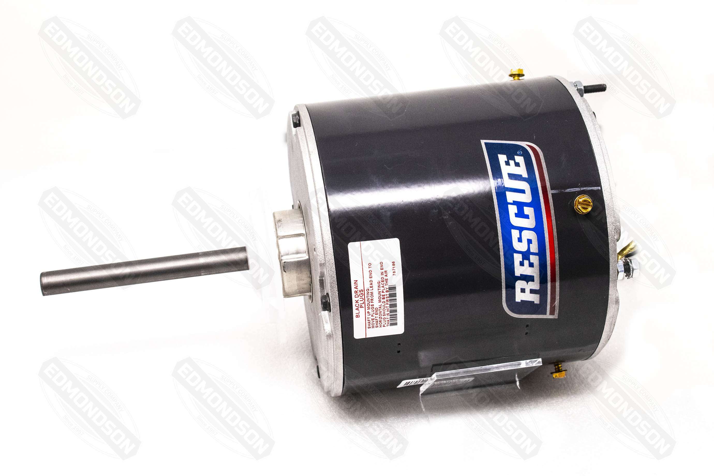 US Motors 5464 Rescue 5.6" Condenser Fan Motor, 208-230V, 1/3-1/6 HP, 825 RPM - Edmondson Supply
