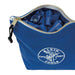 Klein Tools 5539BLU Zipper Bag, Canvas Consumables Tool Pouch, Blue - Edmondson Supply