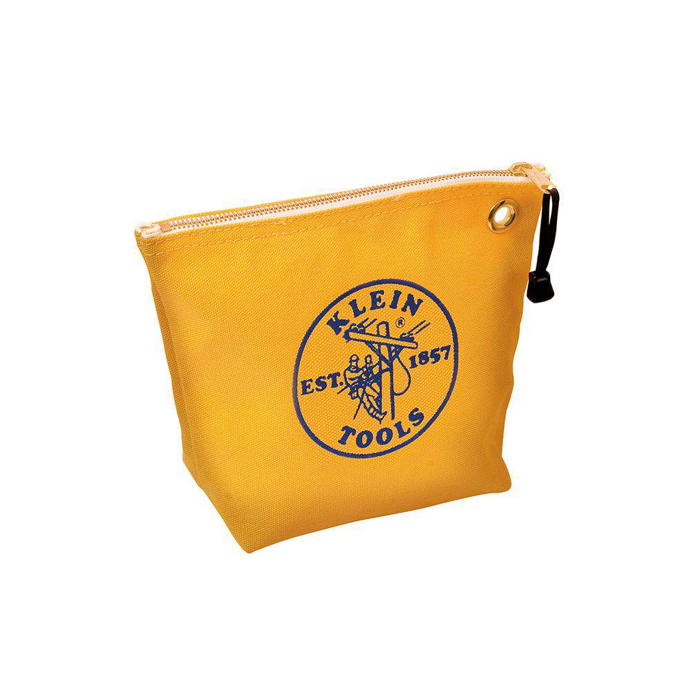 Klein Tools 5539YEL Canvas Zipper Bag, Consumables, Yellow - Edmondson Supply