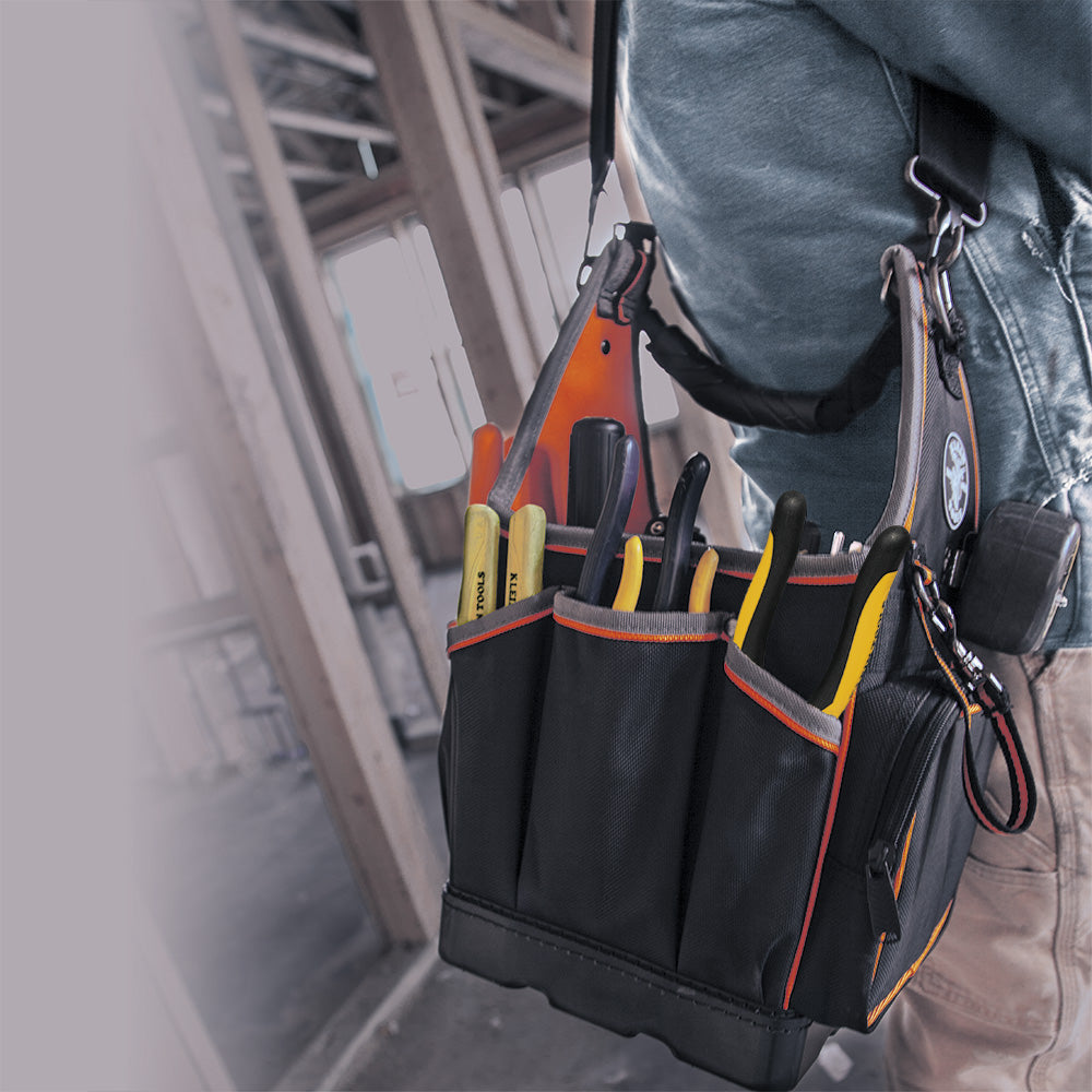 Klein Tools 554158-14 Tool Bag, Tradesman Pro™ Tool Tote, 20 Pockets, 8-Inch - Edmondson Supply