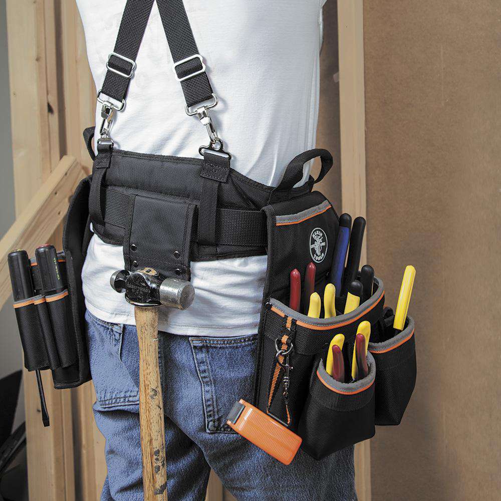 Klein Tools 55429 Tradesman Pro™ Electrician's Tool Belt, XL - Edmondson Supply