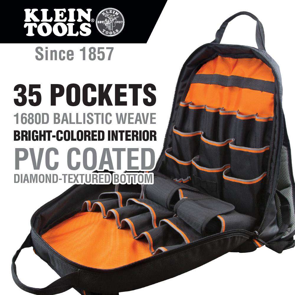 Klein Tools 55475 Tradesman Pro™ Tool Gear Backpack - Edmondson Supply