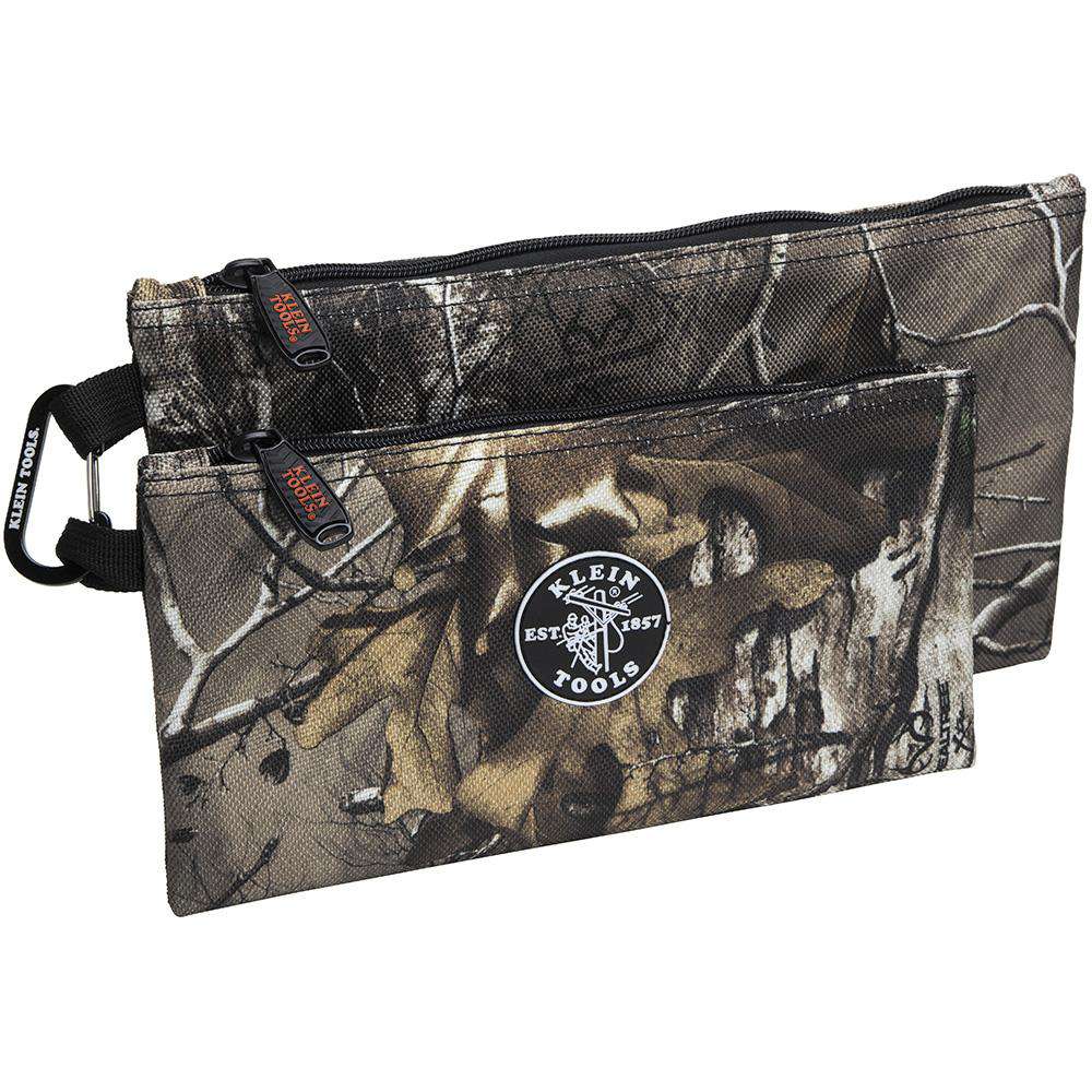Klein Tools 55560 Camo Zipper Bags, 2-pack - Edmondson Supply