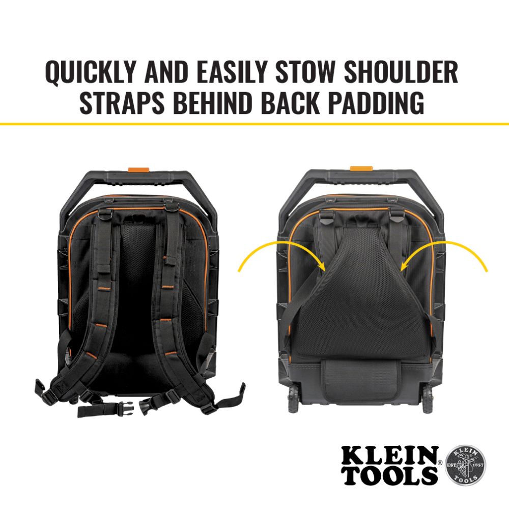 Klein Tools 55604 Rolling Tool Backpack - Edmondson Supply