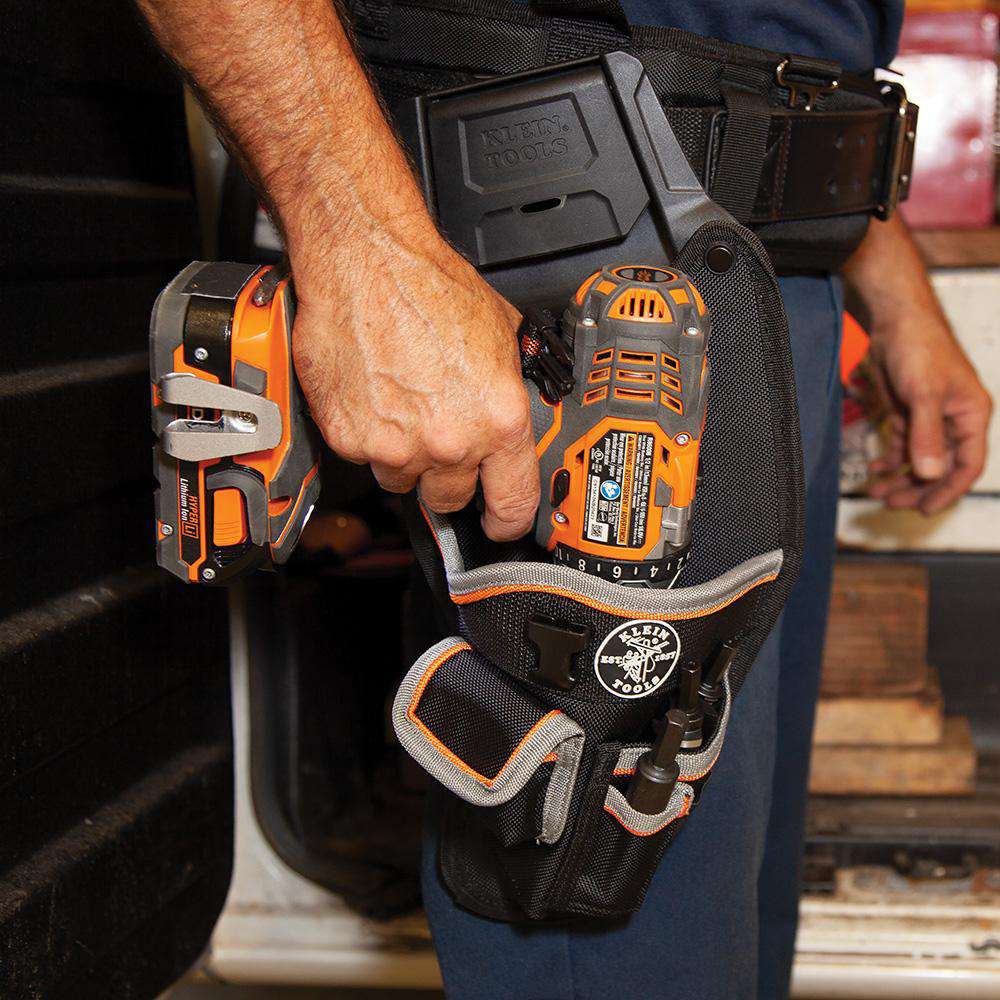 Klein Tools 55917 Tradesman Pro™ Modular Drill Pouch with Belt Clip - Edmondson Supply