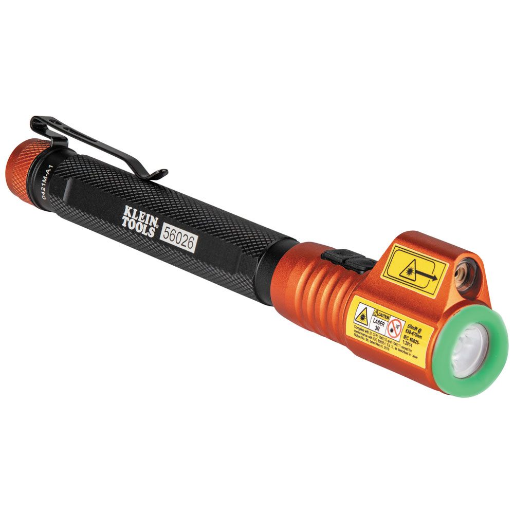 Klein Tools 56026 Inspection Penlight with Class 3R Red Laser Pointer - Edmondson Supply