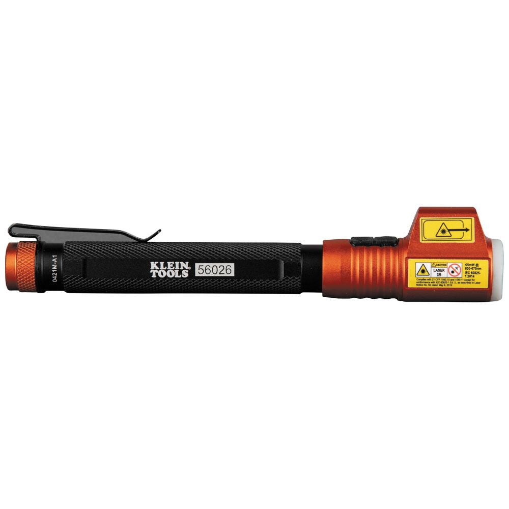 Klein Tools 56026 Inspection Penlight with Class 3R Red Laser Pointer - Edmondson Supply