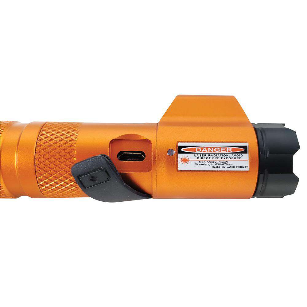 Klein Tools 56040 Rechargeable Focus Flashlight with Laser - Edmondson Supply