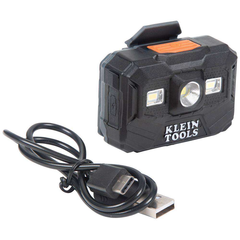 Klein Tools 56062 Rechargeable Headlamp and Worklight, 300 Lumens All-Day Runtime - Edmondson Supply
