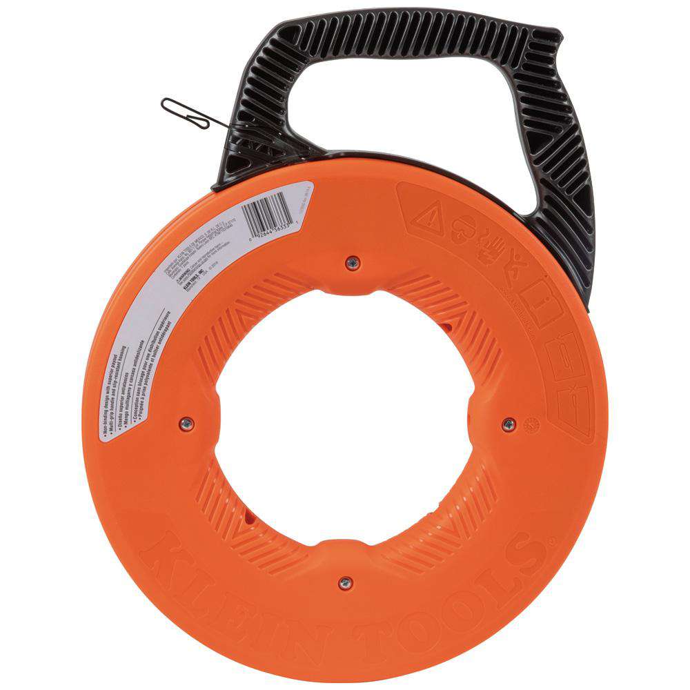 Klein Tools 56333 Steel Fish Tape, 1/8-Inch x 120-Foot - Edmondson Supply