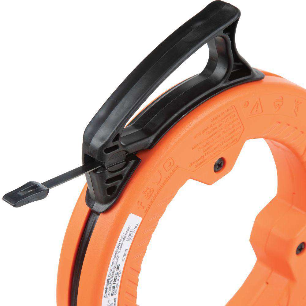 Klein Tools 56335 Wide Steel Fish Tape, 1/4-Inch x 25-Foot - Edmondson Supply