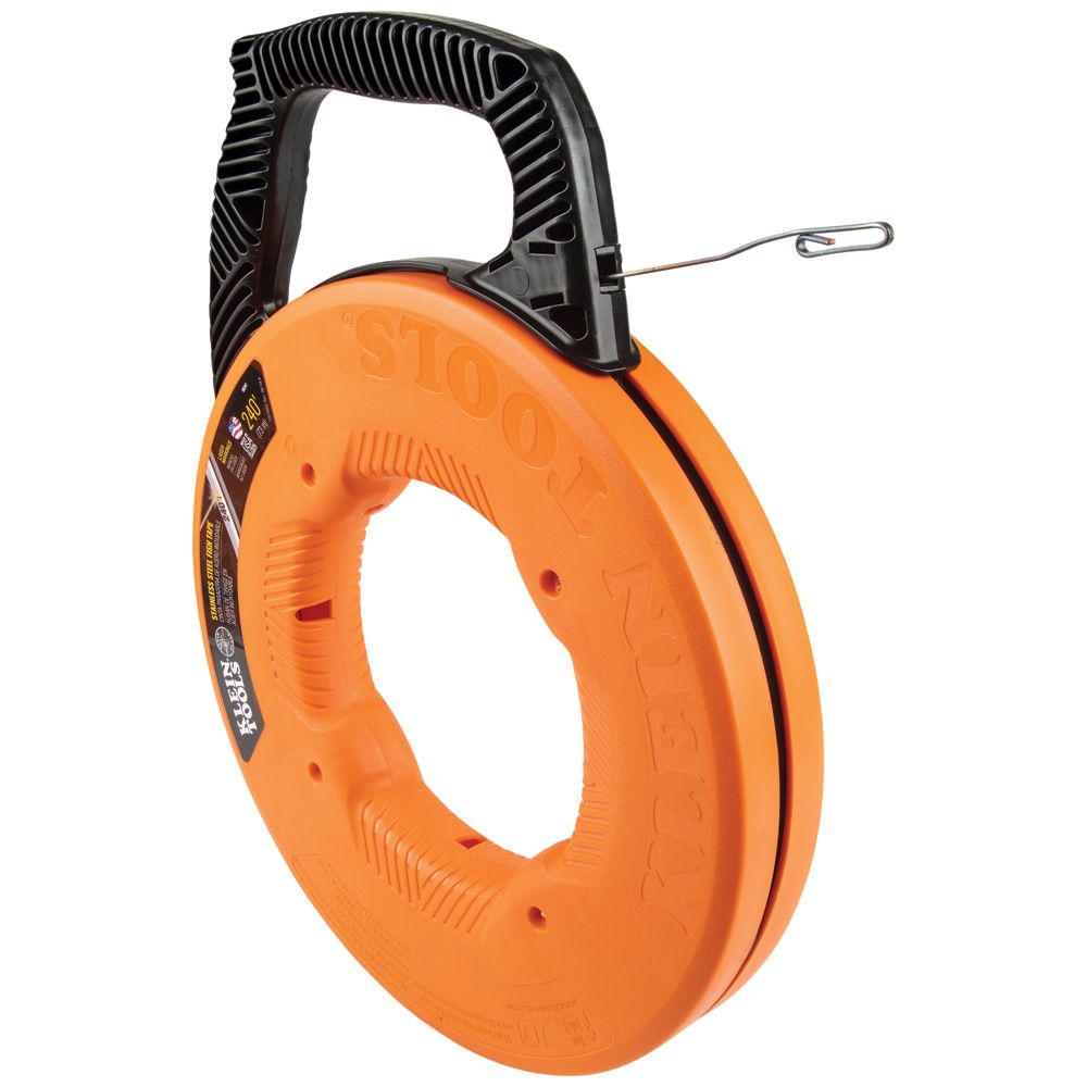 Klein Tools 56341 Stainless Steel Fish Tape, 1/8-Inch x 240-Foot - Edmondson Supply