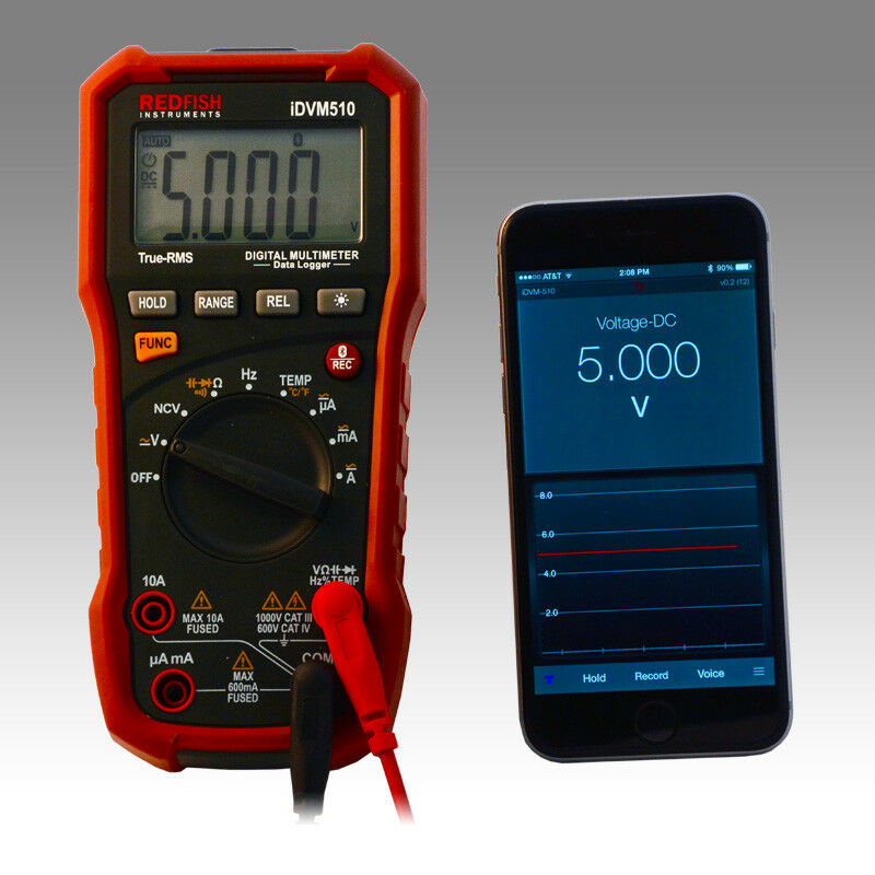 Supco Redfish iDVM510 TechLink™ Wireless Multimeter - Edmondson Supply