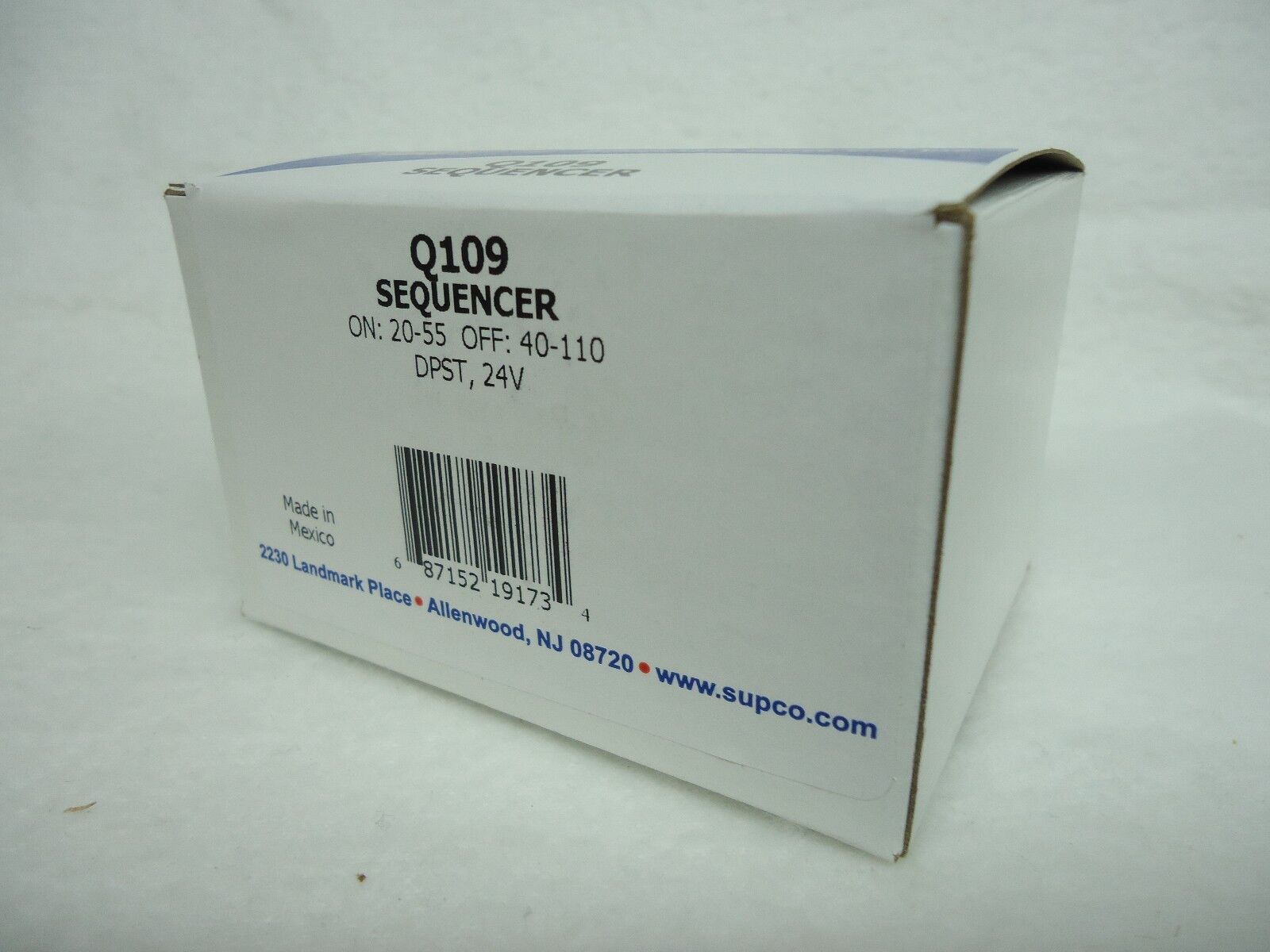 Supco Q109 DPST 24V Heat Sequencer Goodman/Janitrol BT1256500 B1256551 B1256558 - Edmondson Supply