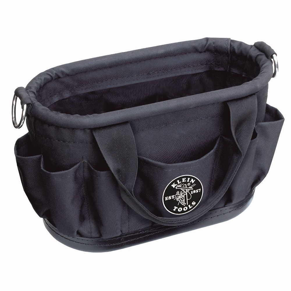 Klein Tools 58886 Tool Tote, Polyester, 7-Pocket with Drain Holes - Edmondson Supply